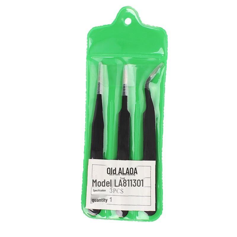 LAOA Stainless Steel Precision Tweezers Set
