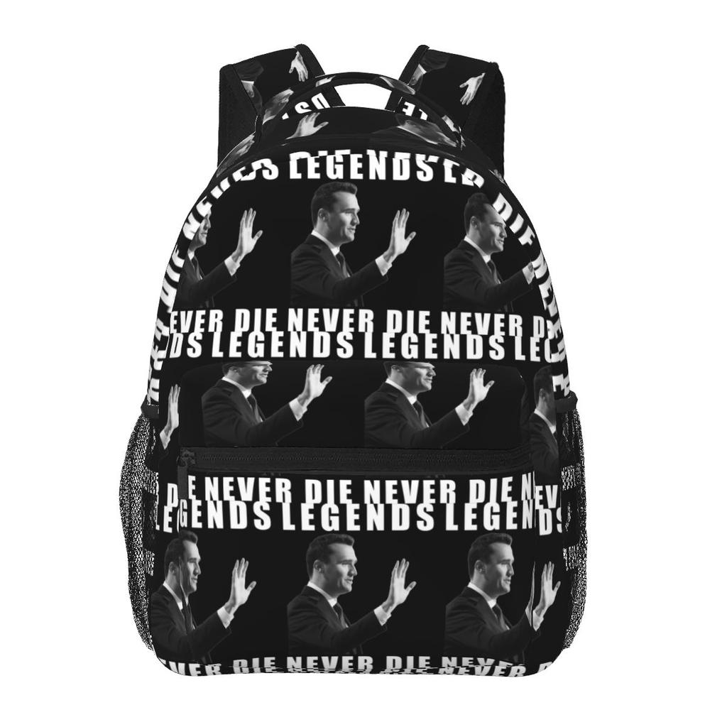Rest In Peace Charlie Kirk Backpack Student Boys Girls BookBag Kids School Bag Laptop Shoulder Bags for Men Women