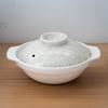 Ginpo Pottery Earthen Kyoto Ink Pot for Nabeyaki Size For Suitable for Open Heat Banko Made In Japan 11071 Pot, Style, Pen, Udon, 7, 1-2 People,