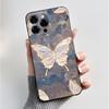 Per Custodia Doogee Note 58 Pro Lusso Moda Pattern Farfalle Fiori Nero Morbido TPU Silicone Cover Posteriore Telefono Cassa Antiurto