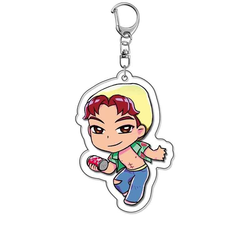 Kpop Ghost Hunter Demon Hunter Girl Group Keychain Demon Hunter Peripheral Second Dimensional Acrylic Pendant Millet Gift