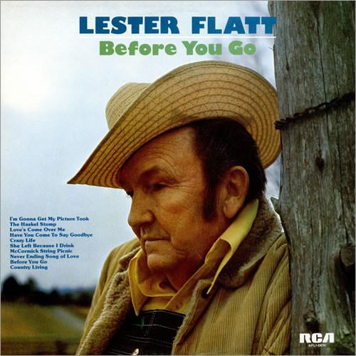 LP Record LESTER FLATT - Before You Go APL10470 RCA 1974 US Folk Used