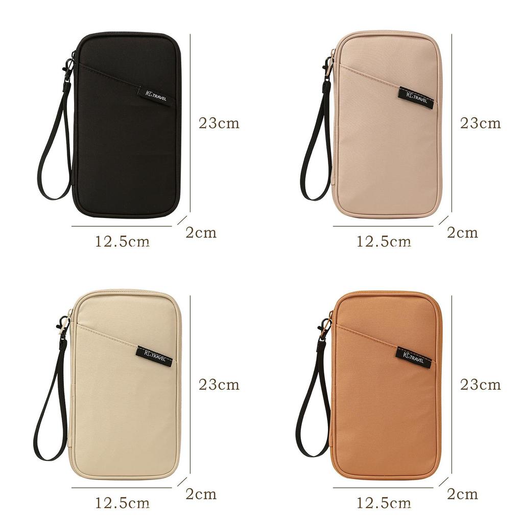 T400 Travel Document Organizer With Oxford Cloth For Airport And Trip Storage