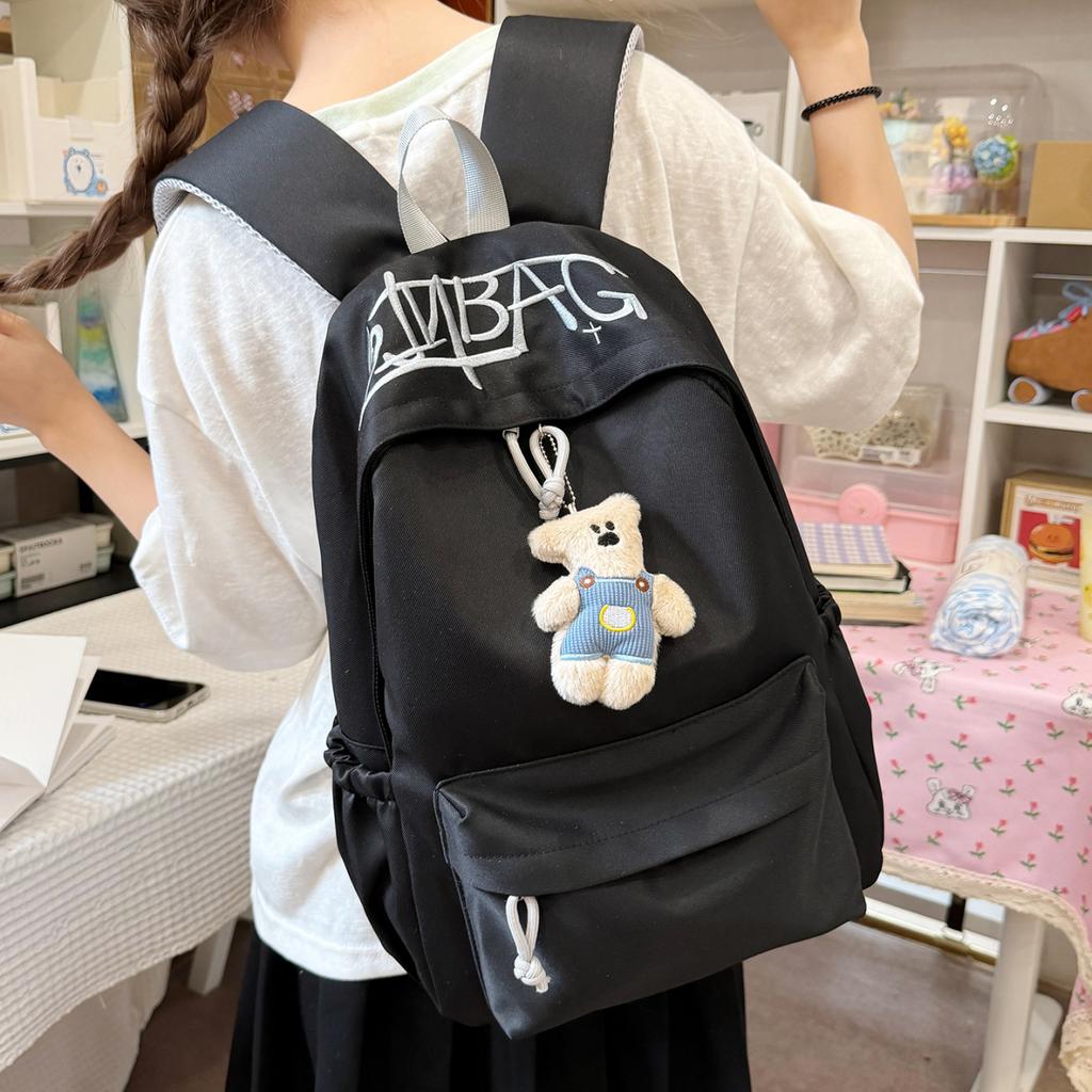 Schoolbag Schoolbag Women's Large-capacity Backpack 1011 New College Student High School Primary School Simple Leisure Travel Backpack Wholesale