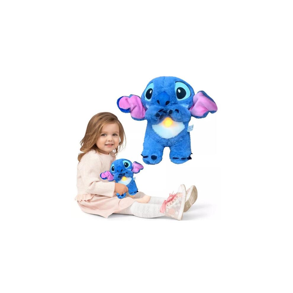 Stitch Breathing Musical Soothing Doll Sleep Toys Anxiety Relief Plush Toy Gift