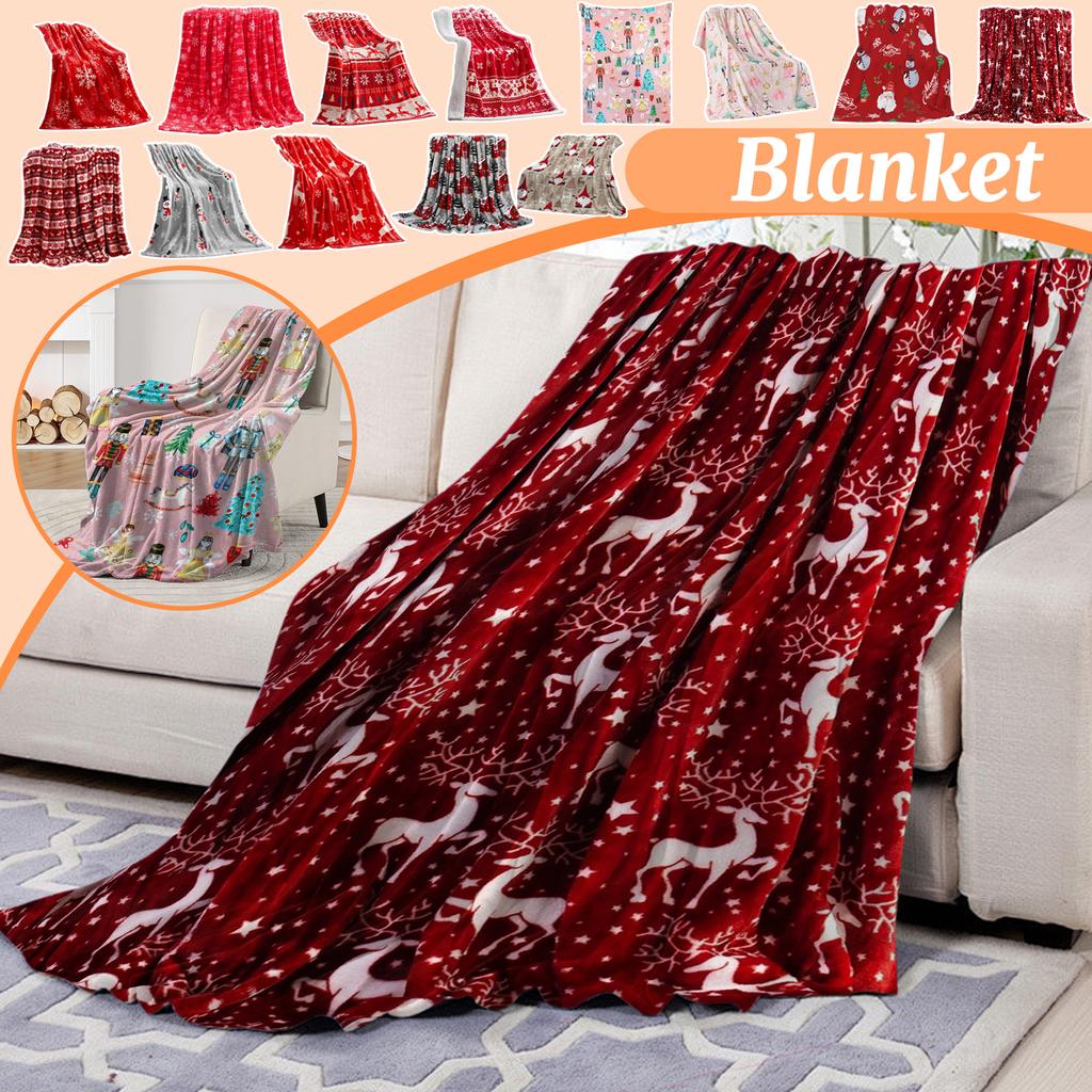 Christmas Blanket. Universal Blanket For The Whole Family. A Must-have For Home Parties