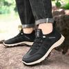 Men's Spring Breathable Outdoor Hiking Shoes - Lightweight, Comfortable Travel Shoes for Middle-Aged and Elderly