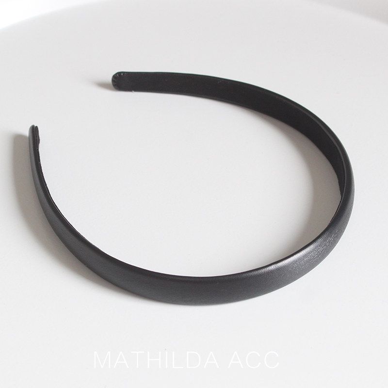 All-Match Leather Retro Europe and America Internet Celebrity Ins Hairband
