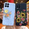 For Realme 8 Case Lavender Sunflower Silicone Back Cover For Realme 8 Pro 8i Realme8 4G RMX3085 Soft TPU Phone Case Luxury Coque