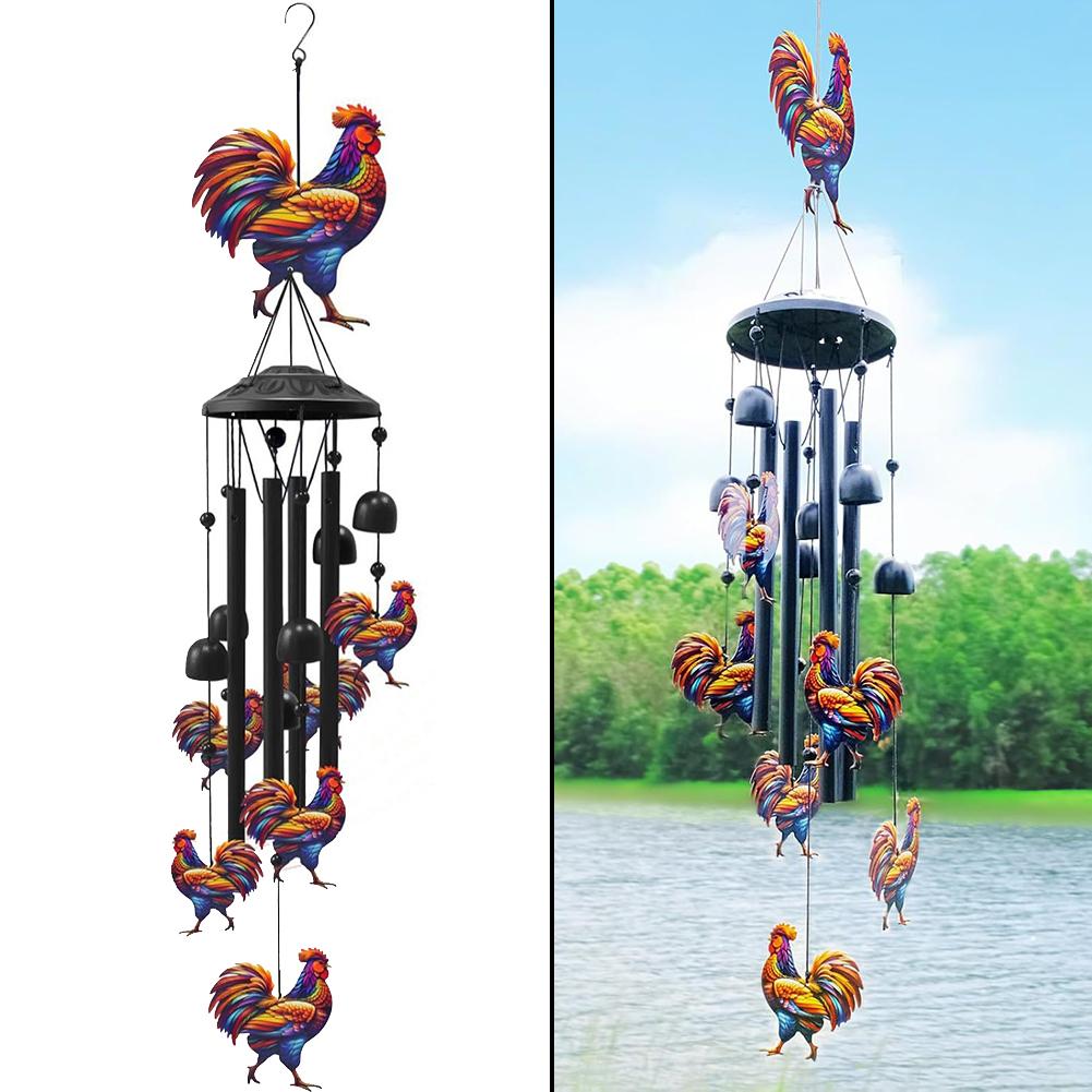 Affascinanti Campanelli a Vento con Galline: Decorazione Giardino Sincera & Campanella a Vento Melodica per Giardino e Occasioni Speciali