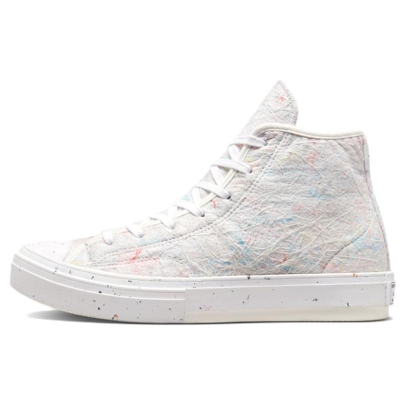 Converse Chuck 70 Renew Chuck Taylor All Star 1970s Redux Scrap Comfortable and Versatile High Top Espadrilles Unisex White Blue Red