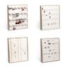 Sturdy Leather Jewelry Display Stand Featuring Weighted Bottom For Tipping Prevention And Effortless Jewelry Arrangement