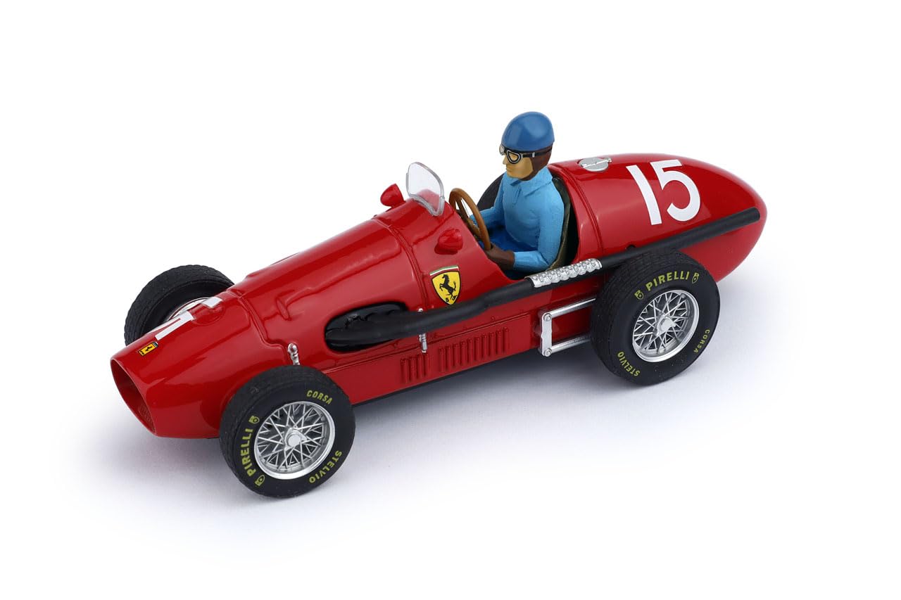 Brumm 1/43 Ferrari F1 500F2 1952 #15 Alberto Ascari World Champion BRUMM FERRARI ALBERTO ASCARI Die-Cast Model