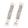 12 Pcs Spiral Candles Inflammable Threaded for Party