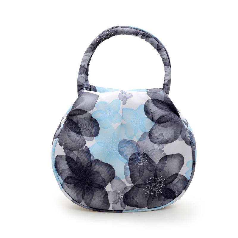 2025 Women's Mini Round Handbag - Flower Design, Casual Outing Coin Purse & Mobile Phone Bag