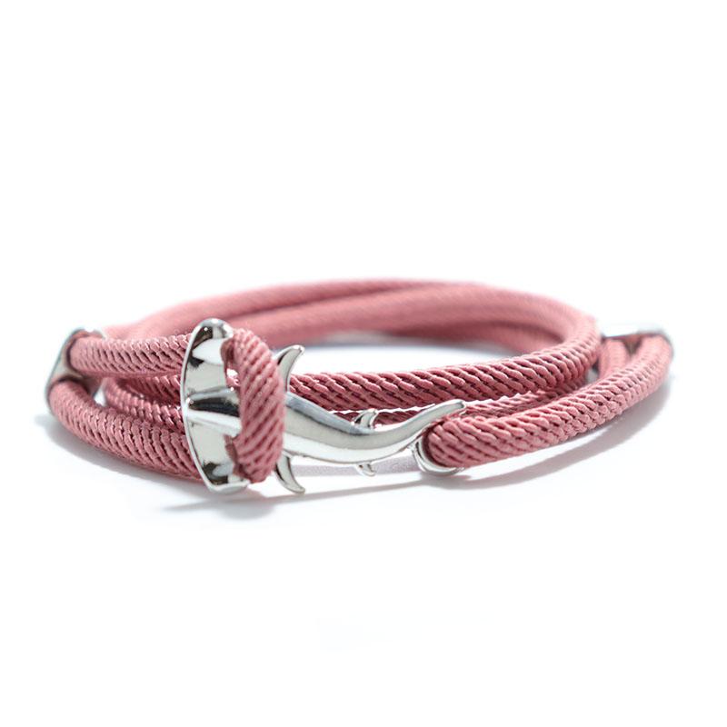 Ocean Animal Shark Bracelet Homme Female Multi-layer Adjustable Charm Braslet Camping Jewelry Beach Accessories Gift For Lovers