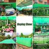 70~80%  Sunshade Net Uv Protection Sunshade Net Durable Wind Proof Outdoor Shade Mesh  Garden Balcony Awning Plant Cover Net