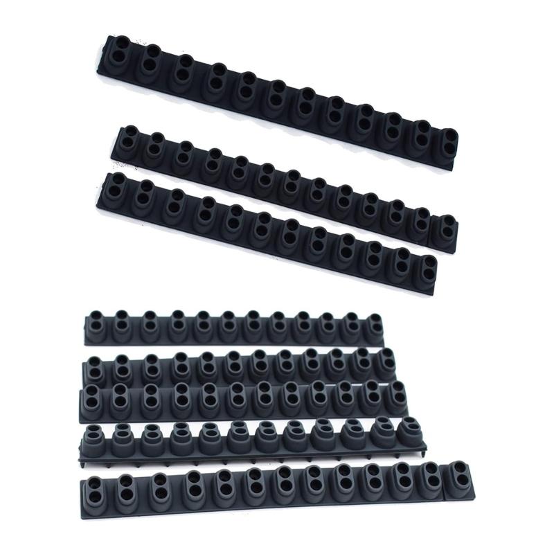 Packung einfach zu installierender Silikonpads für die Wartung elektronischer Tastaturen, die Signalübertragung und Haltbarkeit bieten