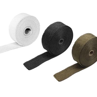 Motorrad Auspuff Thermoband Hitzeschutz Hitzeschild Glasfaser Wärmeisolierung Baumwolle Hochtemperaturschutz Autoteile