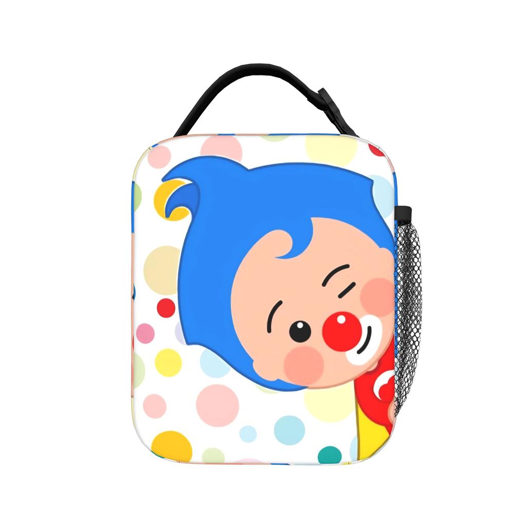 Clown P-Plims Insulated Lunch Bags Thermal Bag Reusable,Meal Container Cartoon High Capacity Tote Lunch Box Food Bag School