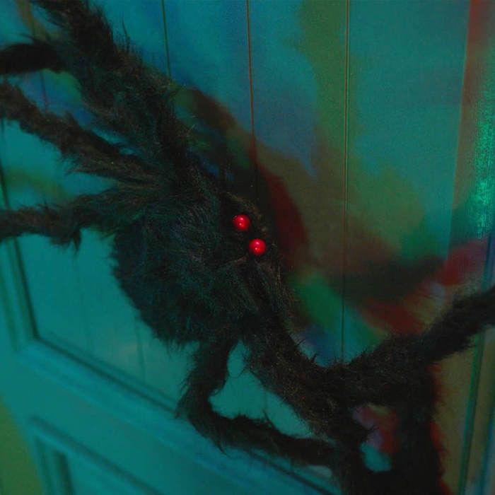 VidaXL Décoration Araignée Halloween 3 pcs Noir 200 cm, Déco Halloween, agencement effrayant pour le salon 42020051