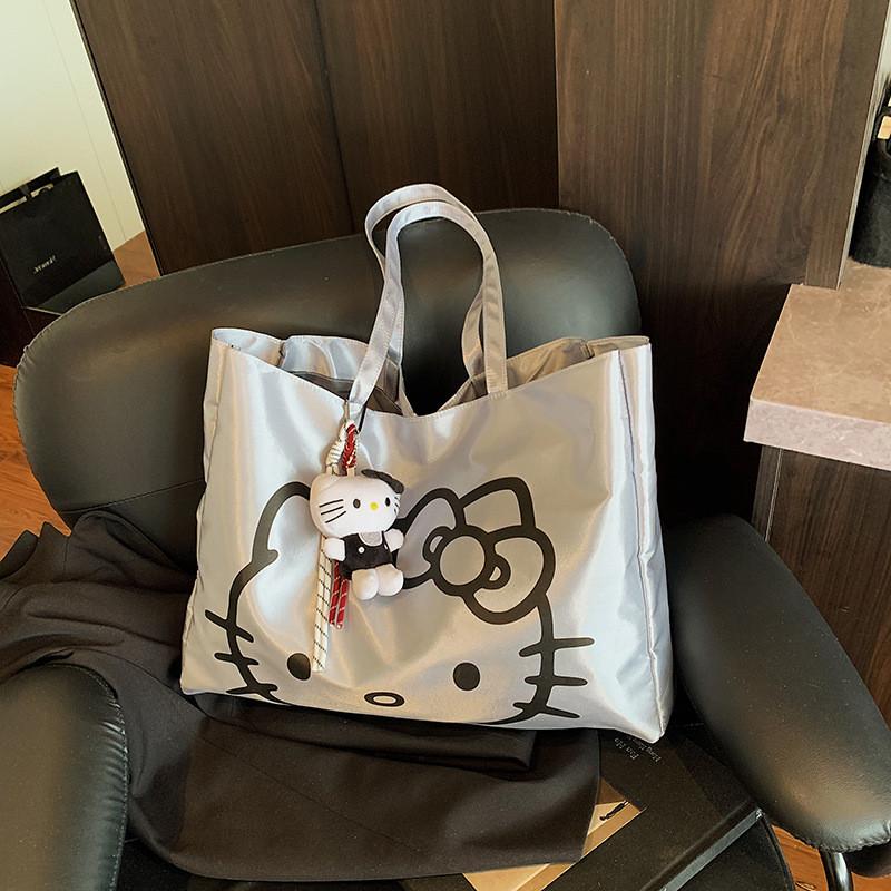 Hello Kitty Style Large Capacity Bag With Pu Material For Daily Use And Student Fashion