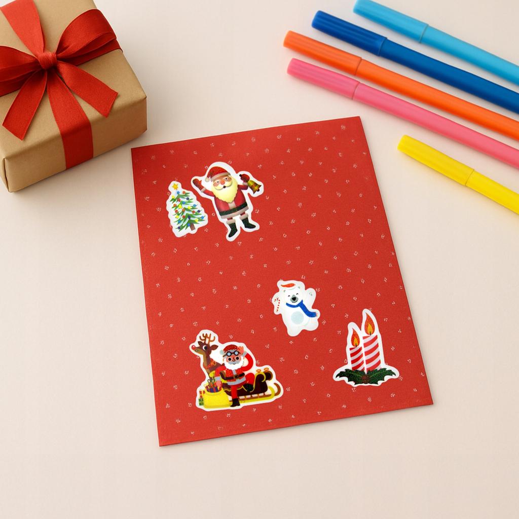Christmas Gel Window Stickers Vergionic Mix