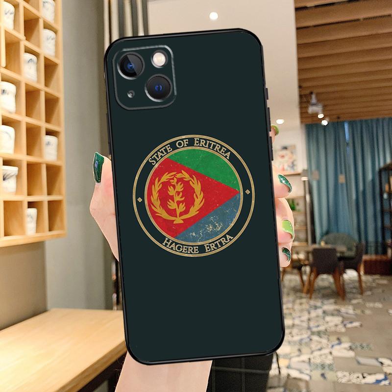 Eritrea Flagge Handyhülle Für iPhone 15 Pro Max 14 13 12 11 16 17 Pro Max mini 15 16 Plus 16e 17 Air Cover