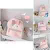 Cute Japanese Style Lolita Rabbit Plush Backpack For Kids