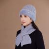 Elderly Hats Winter Mother Hats  Woolen Hats  Old Lady  Grandma  Old Man Cold Hat  Rabbit Hair  Warm Knitted Hats