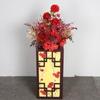 Chinese Wedding Kapok Flower Light Aisle Runner & Plum Blossom Pillar Centerpiece