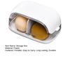Makeup Sponge Case Portable Dustproof Cosmetic Egg Storage Box Transparent