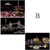 Scratch Art Kit A3 Set Landscape Hobby Interior Adult Beginner Set Home Decor Art (ADOSSY) (B)