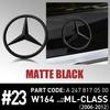 ABS Car Rear Trunk Emblem Sticker Mercedes Logo Badges Cover Decal For Mercedes Benz Old ML-class W164 2006-2012 A1648170016  FC1