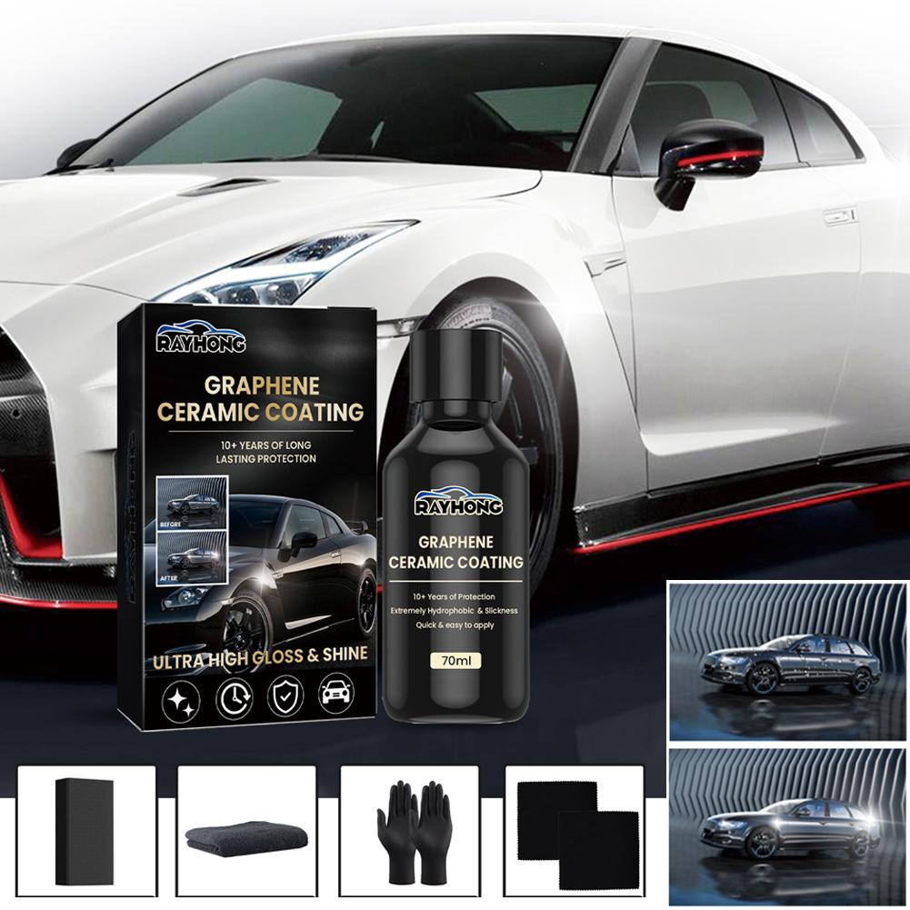 70ml Graphene Ceramic Coating Waterproof Nano Ceramic Coating Graphene Car Paint Care Anti Scratch Hydrophobic Paint Protection