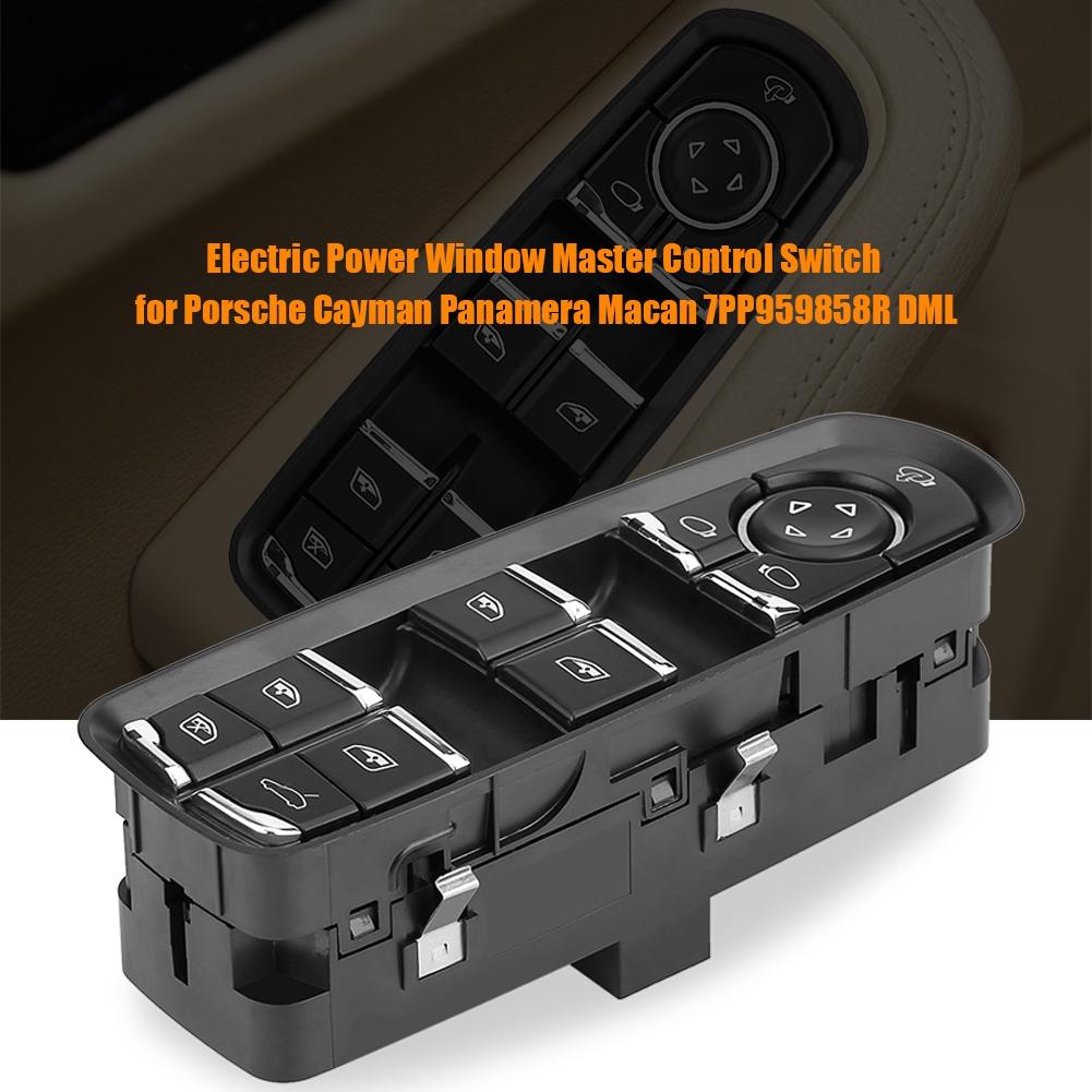 Front Left Side Power Window Master Switch for Porsche Cayman Panamera Macan 7PP959858R DML