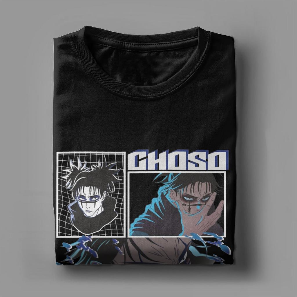 Choso JJK Anime Férfi Póló Újdonság 100% Pamut Pólók O Nyakú Rövid Ujjú Pólók Ajándék Ötlet Ruházat