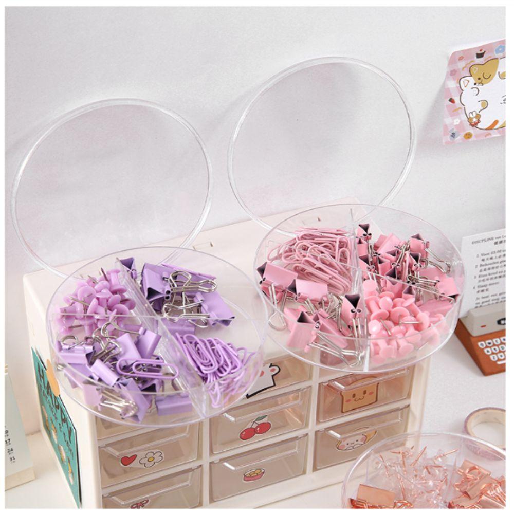Multi Colors Push Pins Metal Office Kit Portable Set Paper Clips  Home Paper Sorting