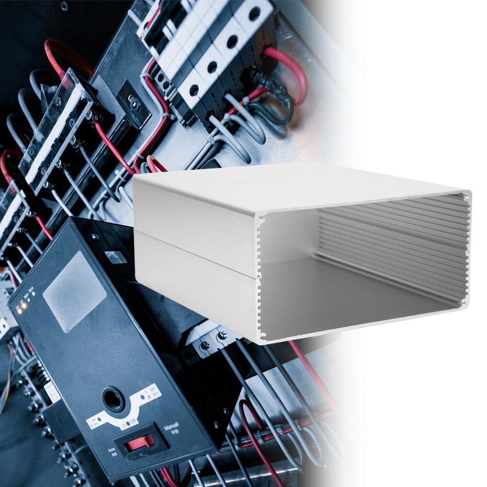 Aluminum Project Box Matte Silver Split Type DIY Electronic Enclosure Case 80x160x180mm