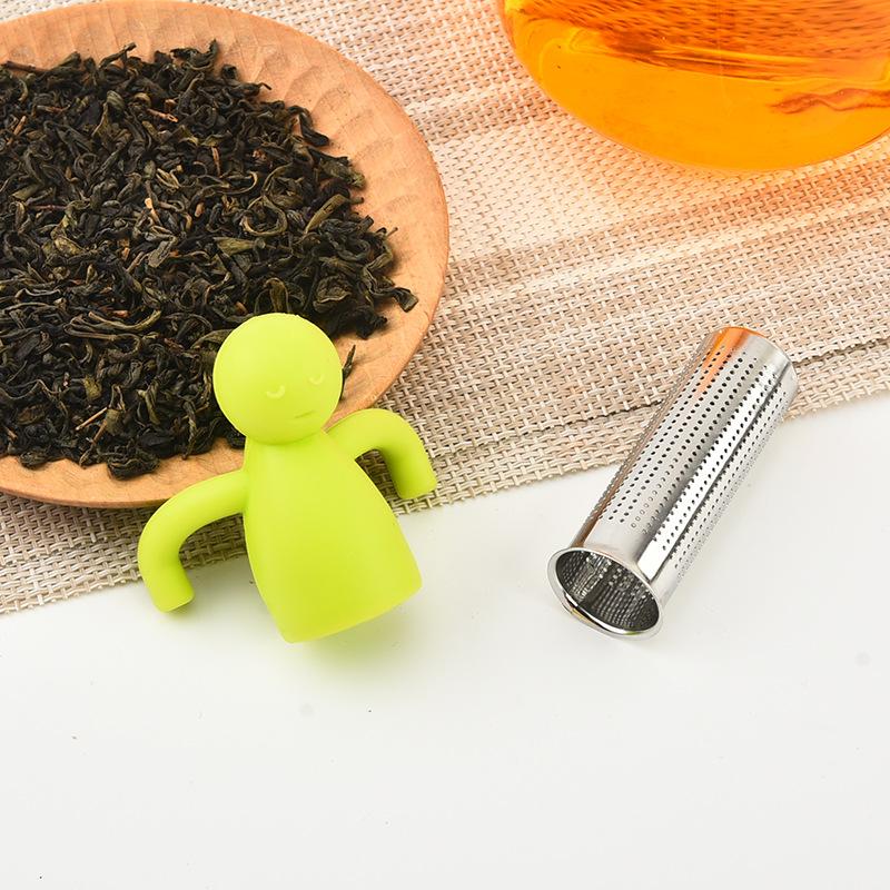 Stainless Steel Tea Infuser Kitchen Accessory Household Use Reusable Metal Makeup Brushes  Massage Kitchen Dining Bar Garden
