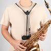 Saxofonový popruh Držák ramenního postroje na saxofon Pohodlný nastavitelný háček na popruh na saxofon