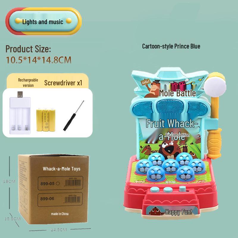 Educational Whack-a-Mole Toy for Infants and Toddlers 0-2.5 Years - Ideal for Early Development and Fun for Boys & Girls