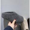 Flat-bottomed, Half-slipper Women's Outerwear, Warm Cotton Slippers Women's Shoes