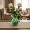 Decorative Butterfly Relief Vase Matte Finish 3D Embossed Vase Dried Flower Vase  Farmhouse Decor