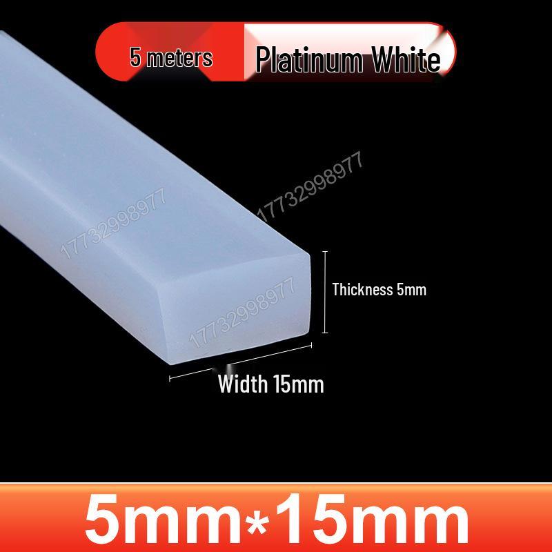 High-Temperature Resistant Transparent Silicone Rubber Sealing Strip