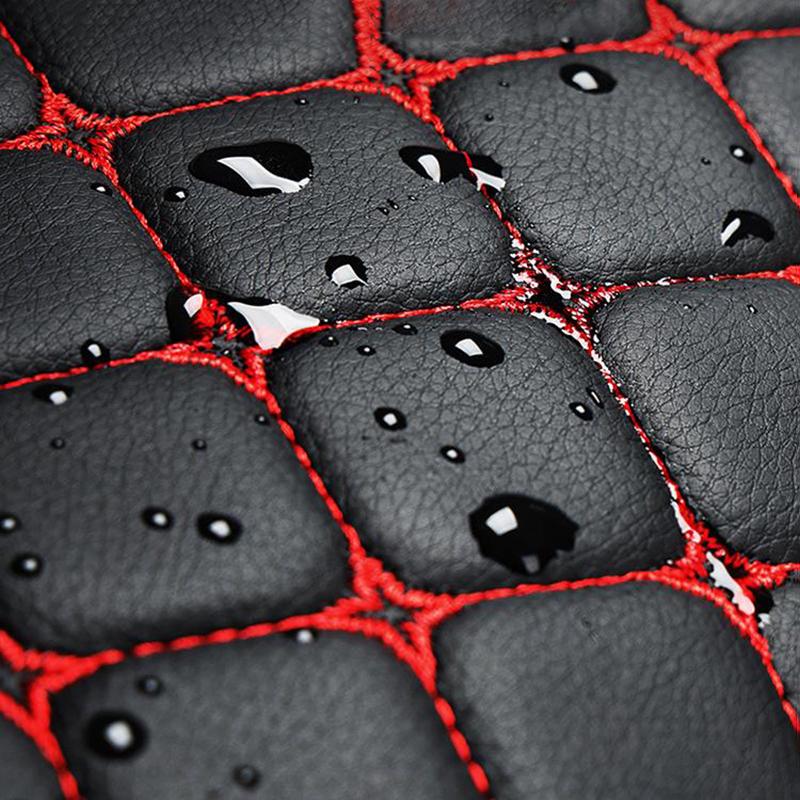 Pu Leather Car Seat Cover Universal Minimalism Soft Seat Cushion Protective Cover With Storage Pocket Car Interior Accessories