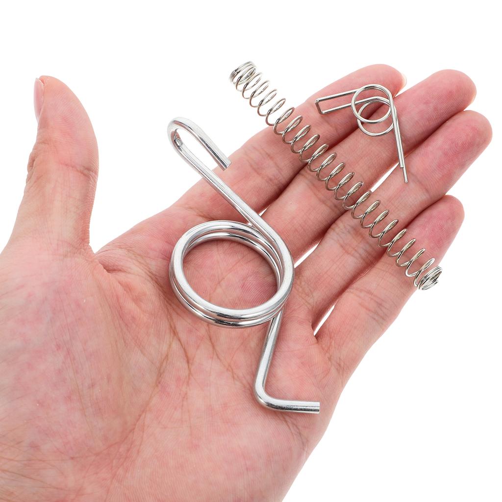 1 Set 8 Pieces Spring Set Torsion Compression Motorcycle Brake Clutch Lever Return Side Stand Springs Kit Stainless Steel