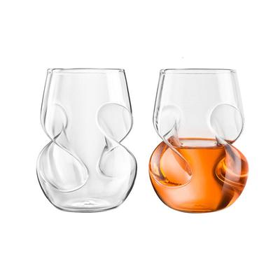 Nuovo Bicchiere da Whisky Modellato Fantasy Twisted Body Art Bicchiere da Shot da Whisky Barcollante Tumbler Liquore Chivas Birra Vino Bicchieri da Bere Tazza