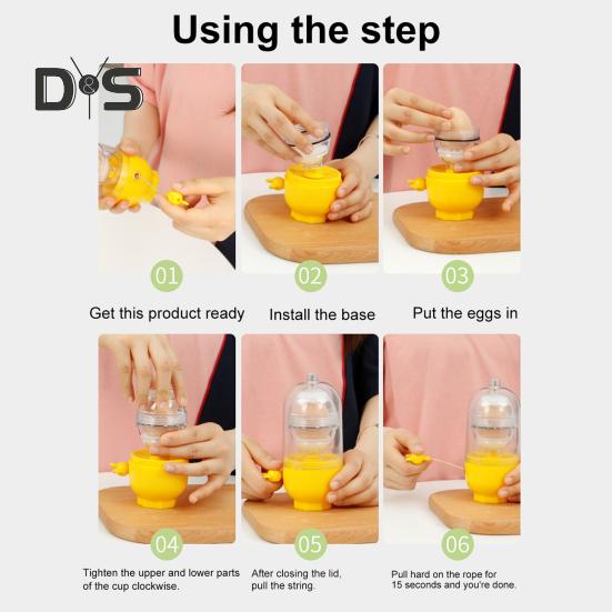 Food Grade Egg Mixer Blender Eco-friendly Egg Yolk White Mixer Scrambler Shaker