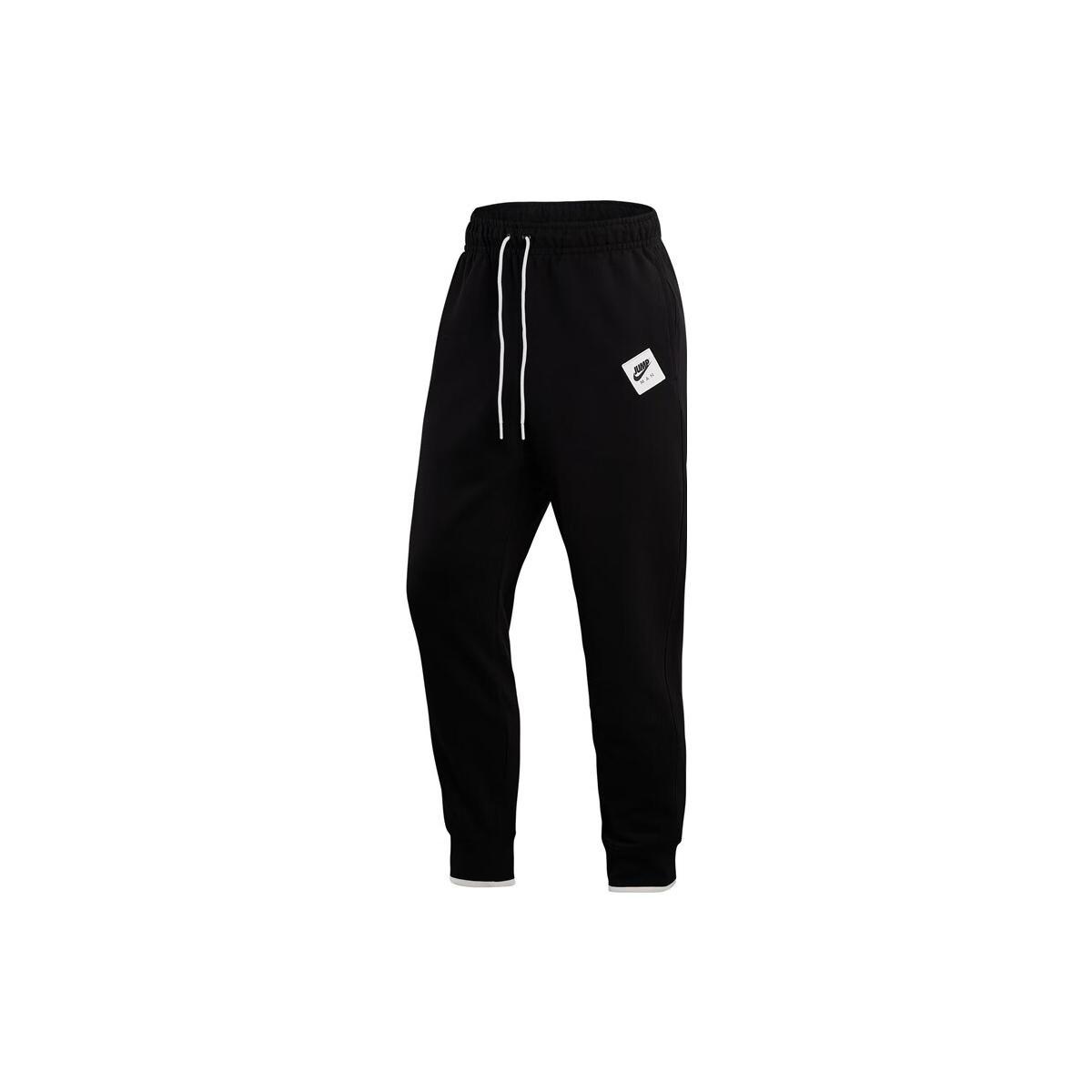 Jordan Jumpman Knitted Sweatpants Men s Black Moderate Cuffed Pants DV4528-010 XXXL